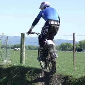 Mt Thomas Classic Trials Kerry Miles. Honda RTL